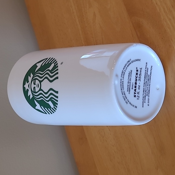 STARBUCKS 2021 Siren Mermaid Logo Ceramic Travel Tumbler With Lid - Picture 10 of 16